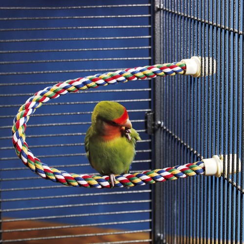 Large cotton rope bird - , parrot