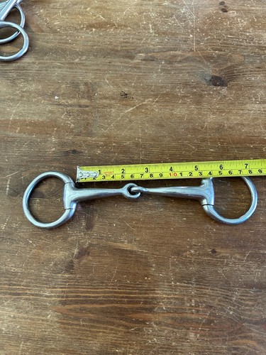 Eggbutt snaffle stainless - 5",