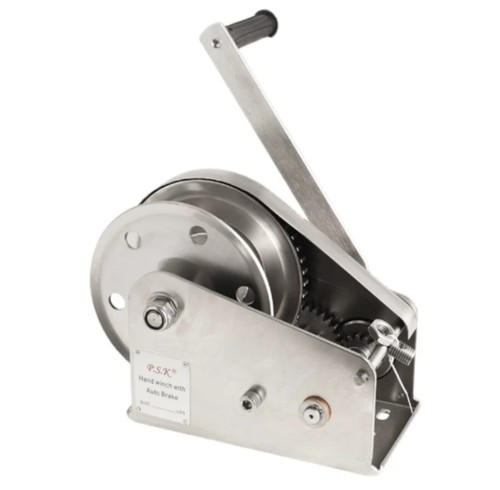 Hand cranked winch - hand-cranked,