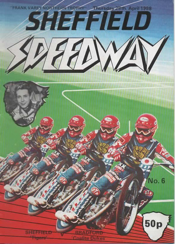 Sheffield speedway programme - speedway,