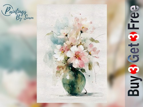 Pink flower bouquet x - |, 5"