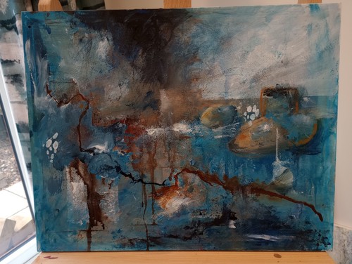 Original painting abstract - original, painting.