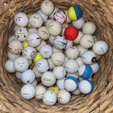 Golf Balls 50-Pack, Recycled, Mixed Models ,Pro v1  Vice, Callaway, Taylormade,