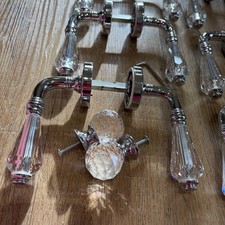 9 Pairs of Crystal Door Handle