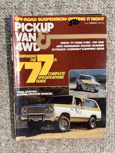 Pickup van 4wd magazine - van, &