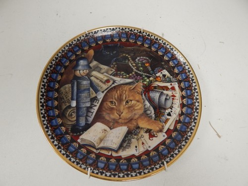 Lesley anne ivory cats plate - anne,