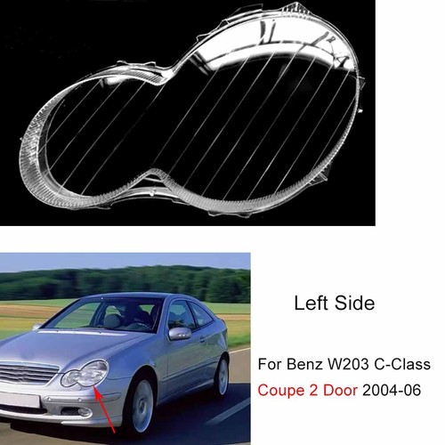 Left headlight lens - left,