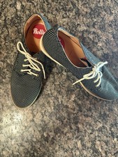 Rollie Derby Australian Black w/white Rubber Sole Casual Shoes Size 38/ US 7.5/8