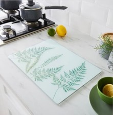 Large leaf pattern Glass