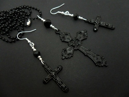 Large madonna style black - large,