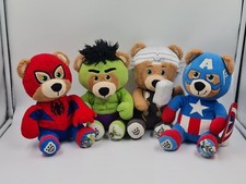 Build A Bear Small Frys Marvel Mega minis Spiderman Hulk Thor Captain America