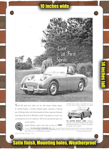Metal sign 1960 austin - metal,