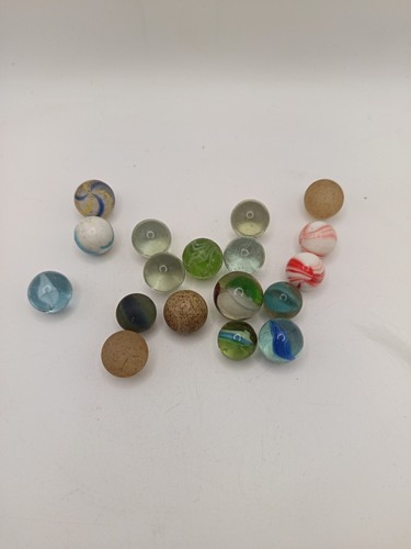 Vintage glass marbles lot - marbles,