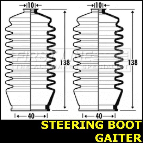 Steering boot gaiter fits - steering,