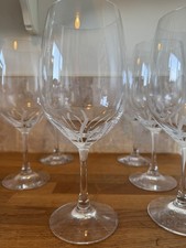 Vtg Set Large 6 Crystal &