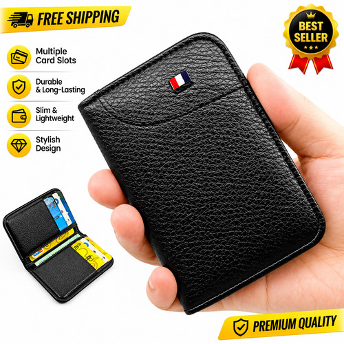 Men anti scan leather slim - men, anti-scan