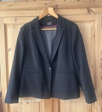 Black Ladies Pinstripe