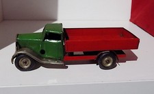 Vintage Tinplate Clockwork Post-War Delivery Truck,  Tri-ang Minic, Lines Bros.