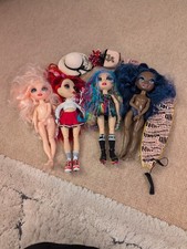 4 Rainbow High Dolls. Used