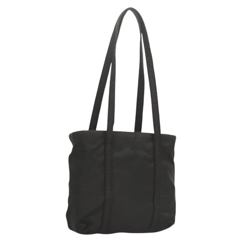 Prada shoulder bag nylon black - prada,