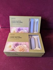 Vintage Wedding Cake Pillars x  8 ivory plaster from Mark & Spencer