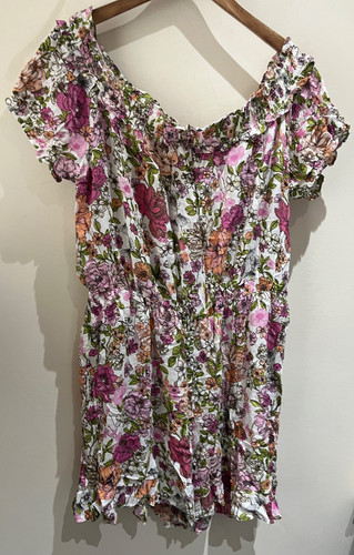 Lipsy playsuit size - lipsy, floral