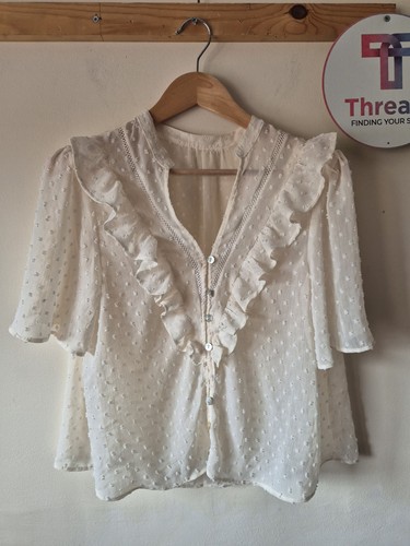 Boho cream swiss - boho, dot