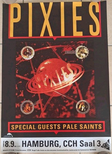 Original pixies tour poster - original,