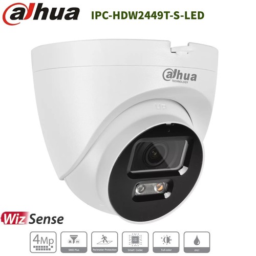 Dahua 4mp ipc hdw2449t led - dahua, ipc-hdw2449t-s-led