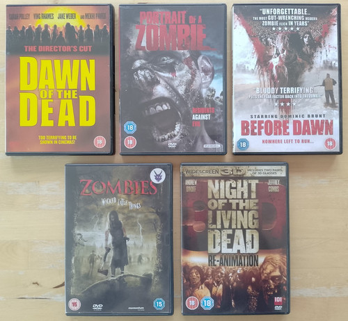 Zombie dvd movie - dvd, bundle.