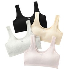 4pcs Puberty Girls Crop Tops