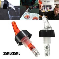 25/35ml Quick Shot Pourer Optic Spirit Measure Bar Bottle Pourers Drink Cocktail