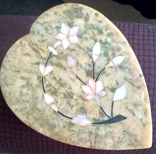 Large hand carved soapstone - large,