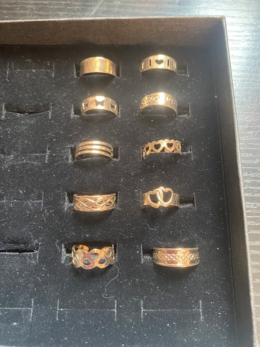 Set gold coloured - set, of