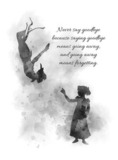 Peter Pan and Wendy ART PRINT