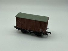 B4818 Plain Brown 12t Goods Wagon OO Gauge Play Worn Used Condition
