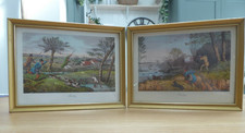 2 x Vintage Framed Prints