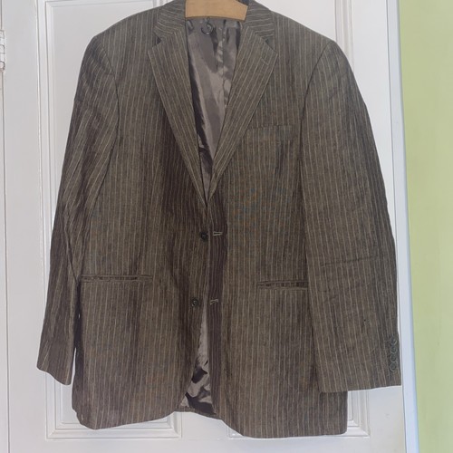 Mens brown cream - , linen