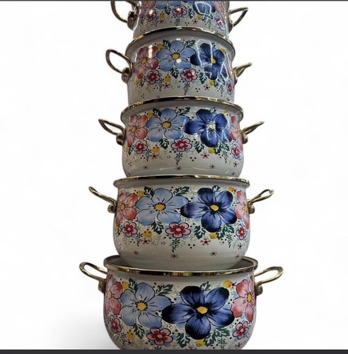 5pcs enamelware cooking pot - enamelware,