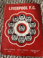 LIVERPOOL FC SOUVENIR BROCHURE 1965 POST & ECHO
