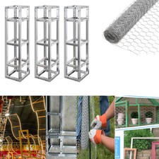 3Pcs Heavy Duty Lighting Truss Square Stand Mess Staging Concert Wedding Stage