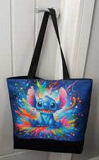 Handmade Lilo and Stitch, Stitch tote shoulder bag