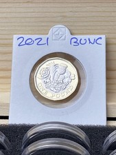 2021 Floral £1 One Pound Coin Brilliant Uncirculated BUNC BU Royal Mint