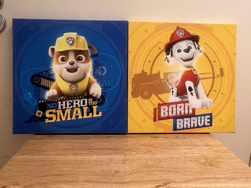 Paw patrol canvas - 2x,