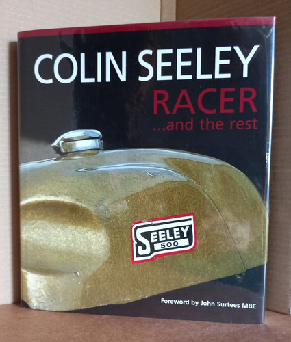 Signed colin seeley racer - signed,