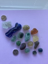 Lovely Collection  Genuine Seaham Sea Glass - Bonfire Glass Unique Shapes/Colour