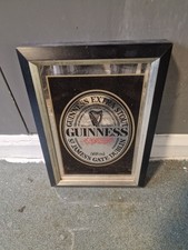 Guinness Bar Mirror Official