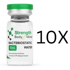 10 x 10ml - Bac Water - Bacteriostatic Water - Fast shipping UK supplier