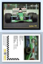 Jordan 191 #76 Formula 1 Pro Trac's 1991 Premier Racing Card