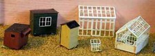 6 Greenhouses garden sheds A49
